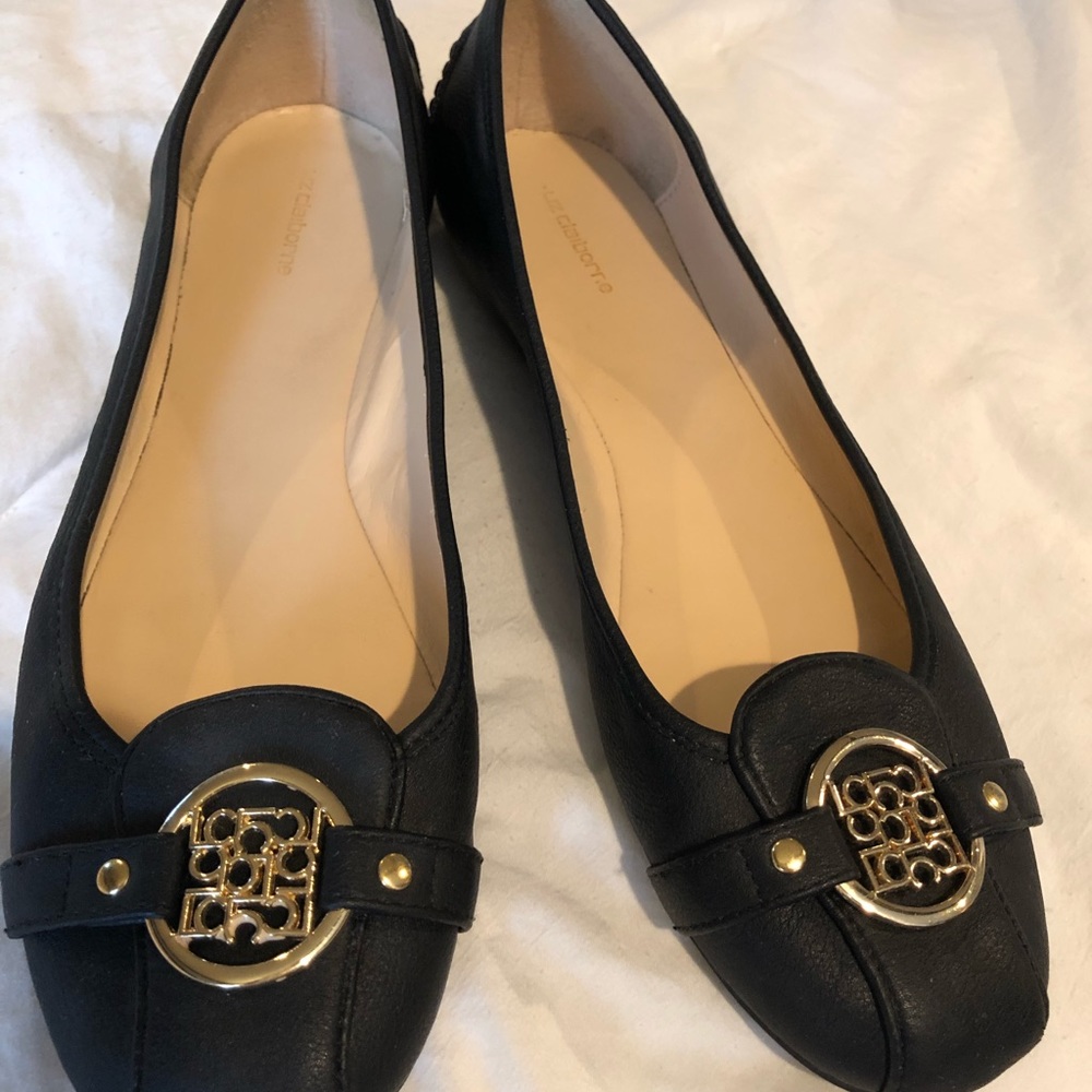 Liz Claiborne black flats